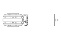 Válvula borboleta B DN080 FVF AA E