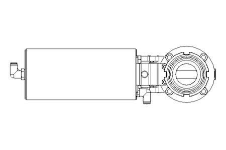 Butterfly valve B DN040 MVL AA E