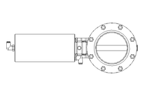 Scheibenventil B DN100 FVF AA E