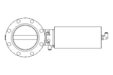 Дисковый клапан B DN100 FVF AA E