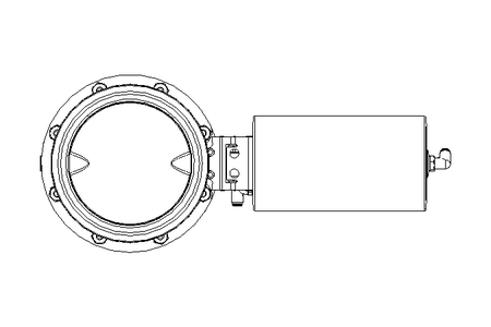 Butterfly valve B DN150 MVL AA E