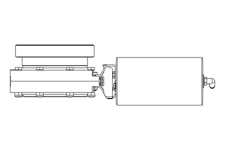 Butterfly valve B DN150 WVM NC E