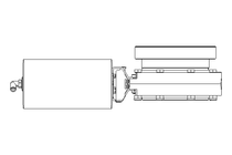 Butterfly valve B DN150 WVM NC E