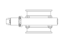 Butterfly valve B DN065 CVC MA E