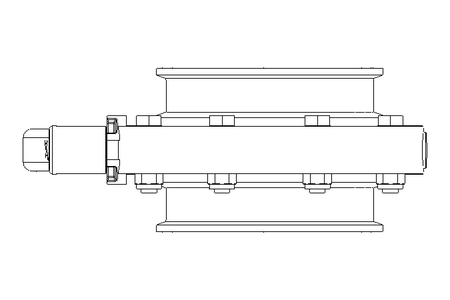 Scheibenventil B DN100 CVC MA E