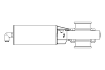 Butterfly valve B DN040 CVC NC E