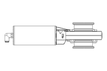 Válvula borboleta B DN050 CVC NC E