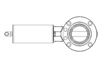 Válvula borboleta B DN050 CVC NC E