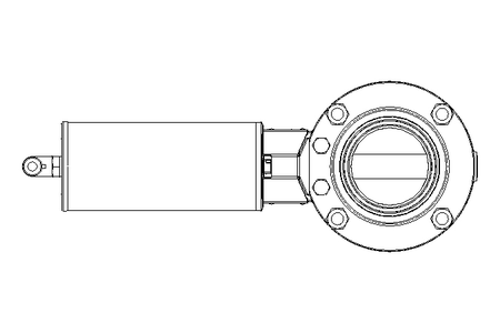 Válvula borboleta B DN050 CVC NC E