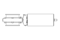 Butterfly valve B DN080 CVC NC E