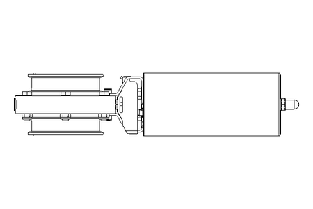 Butterfly valve B DN080 CVC NC E