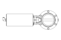 Butterfly valve B DN080 CVC NC E