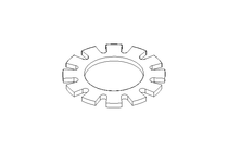 Zahnscheibe A 10,5 St-Zn DIN6797