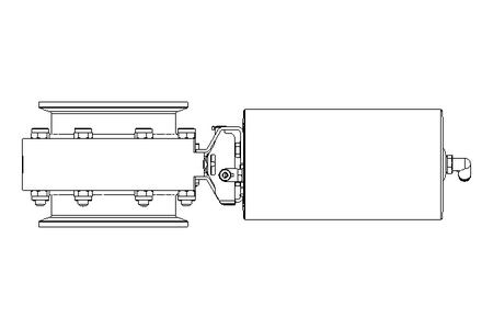 Válvula borboleta B DN125 CVC AA E