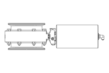 Butterfly valve B DN150 CVC AA E