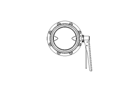 Butterfly valve B DN125 MVL MA E