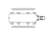 Butterfly valve B DN125 CVC MA E