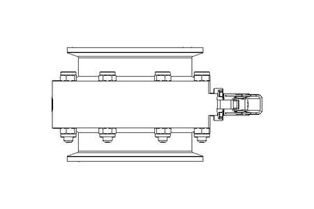 Butterfly valve B DN125 CVC MA E