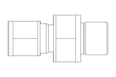 Rohrverschraubung 6 G1/4" Niro