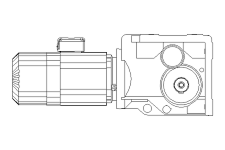 Moteur réducteur 1,5kW 6,5 1/min