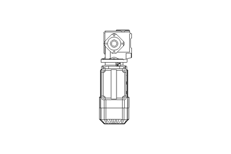 Worm gear motor 0.55kW 135 1/min