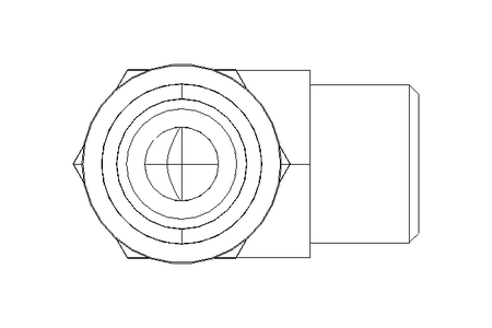 Winkelverschraubung L 10 G1/4" Niro