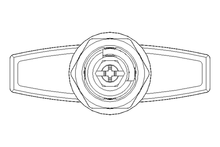 Drehriegel mit Knebelgriff