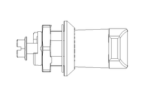 Drehriegel mit Knebelgriff