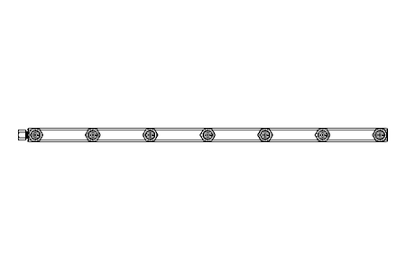 Düsenstock mit 7 Düsen OB