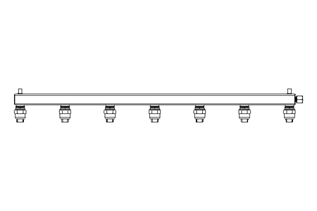 Düsenstock mit 7 Düsen OB