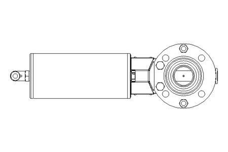 Butterfly valve B DN025 OVO NC E D2