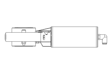 Butterfly valve B DN040 OVO NC E D2