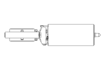 Scheibenventil B DN080 OVO NC E D2