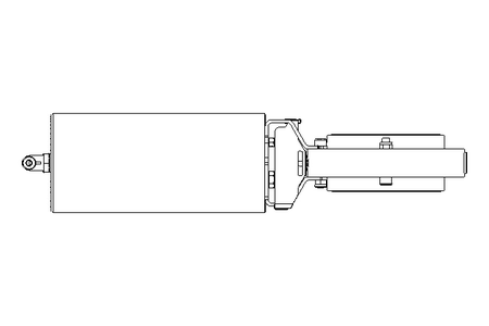 Butterfly valve B DN080 OVO NC E D2