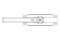 Butterfly valve B DN100 OVO MA E D2