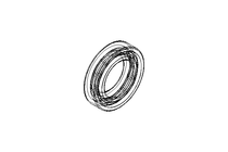 Deep groove ball bearing 6008 40x68x15