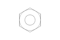 Hexagon nut M10 A4 ISO10511