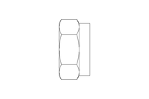 Hexagon nut M10 A4 ISO10511