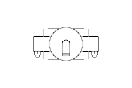 Butterfly valve B DN050 OVO NC E D16