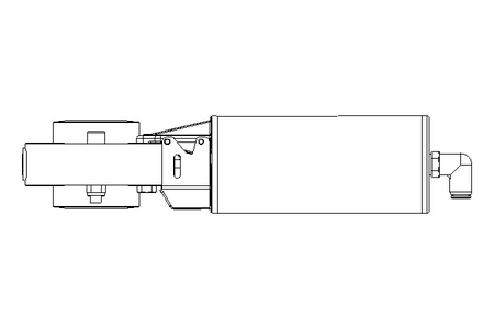 Scheibenventil B DN025 OVO NC E D4