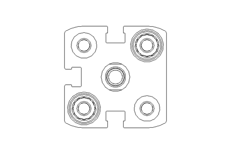 Doppelt wirkender Zylinder D20 Hub20