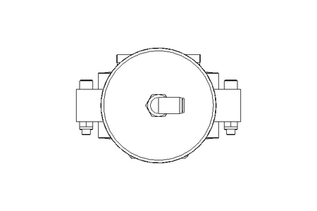 Butterfly valve B DN065 OVO NC E D14