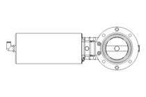 Butterfly valve B DN065 OVO NC E D14