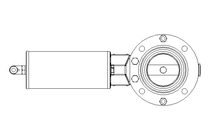 Scheibenventil B DN050 OVO NC E D10