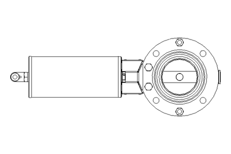 Butterfly valve B DN050 OVO NC E D10