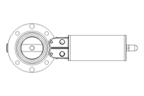 Butterfly valve B DN050 OVO NC E D10