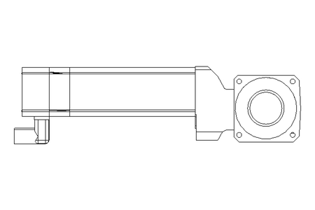 Helical-bevel gearmotor 7.1 Nm