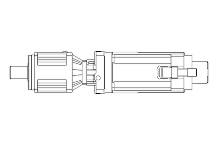 Planetary gear motor 45.0 Nm