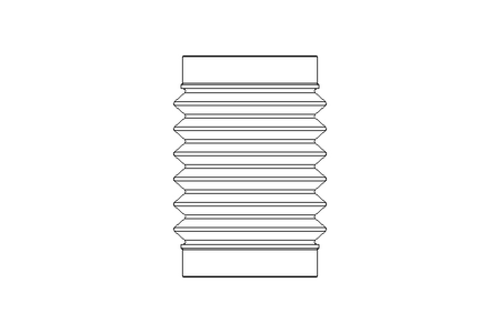 Faltenbalg 114,3×2 6 Wellen