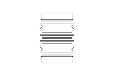 Faltenbalg 114,3×2 6 Wellen